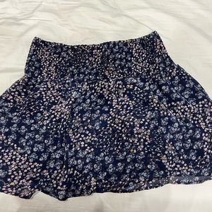 Aqua flower skirt